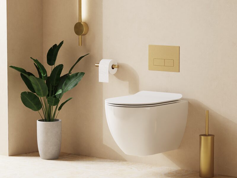 Glide II Wall Hung Toilet + Soft Close Seat