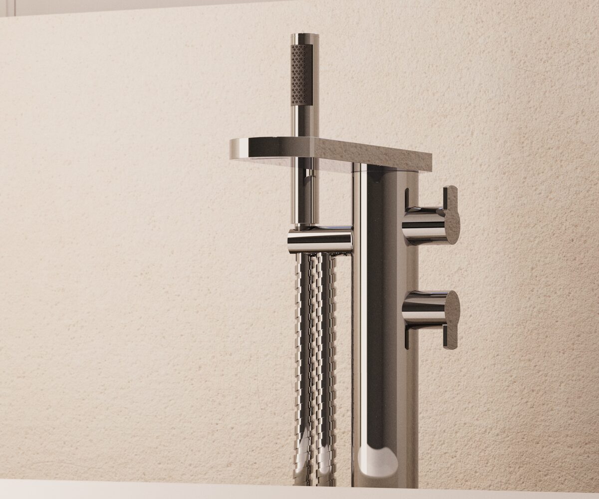 Freestanding bath shower mixer · was £1,579, now £473 — save £1,106