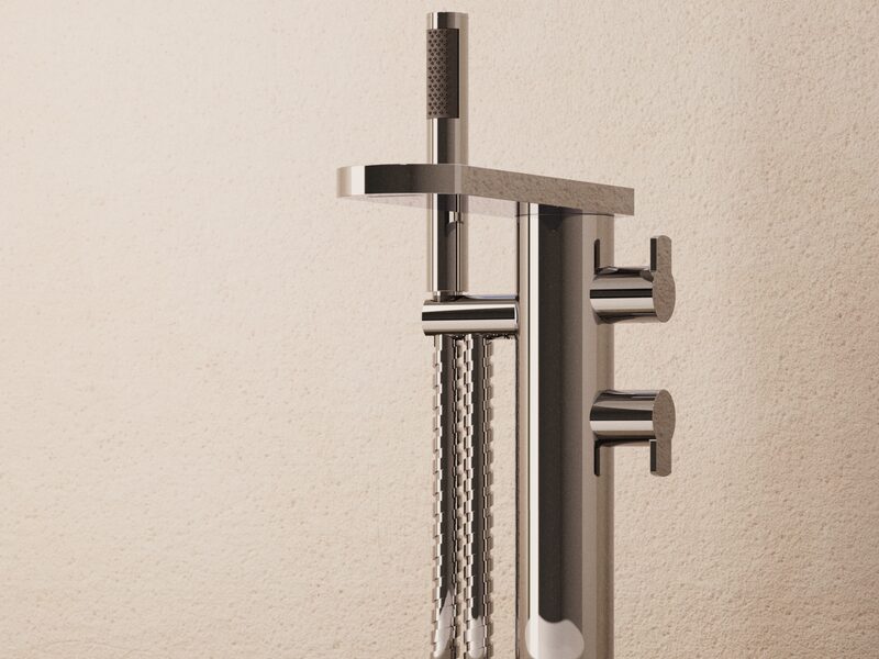 Wisp Freestanding Bath Shower Mixer